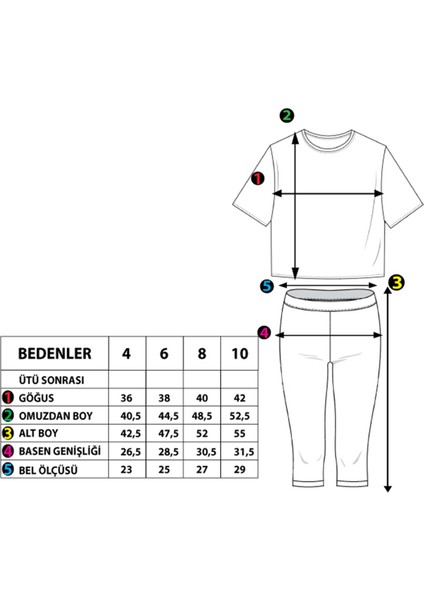Toontoy Kız Çocuk Batik Desenli Baskılı Taytlı Takım fiyatları