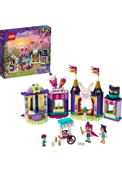 Friends Sihirli Lunapark Stantları 41687 Yapım Seti; Sihir Numaralarını Seven Çocuklar İçin Karnaval Oyuncağı (361 Parça)