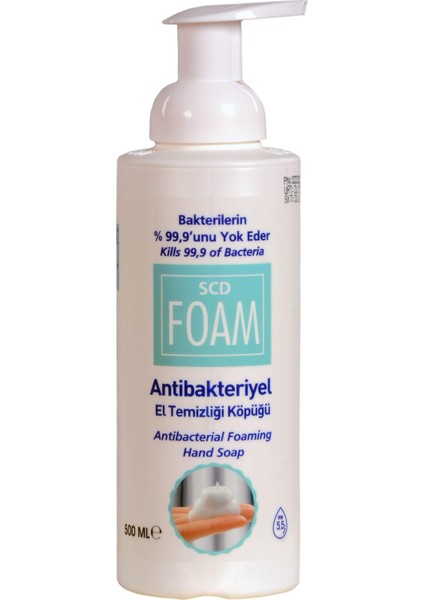 Bioxi® Scd Foam Antibakteriyel Köpük Sabun 500 ml