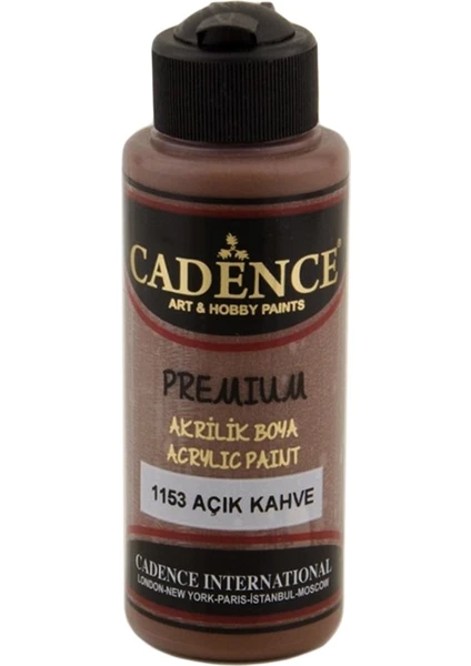 Akrilik Boya 120 ml Açık Kahve (Su Bazlı -Ahşap Boya)