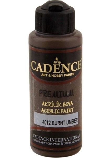 Akrilik Boya 120 ml Burnt Umber (Su Bazlı -Ahşap Boya)