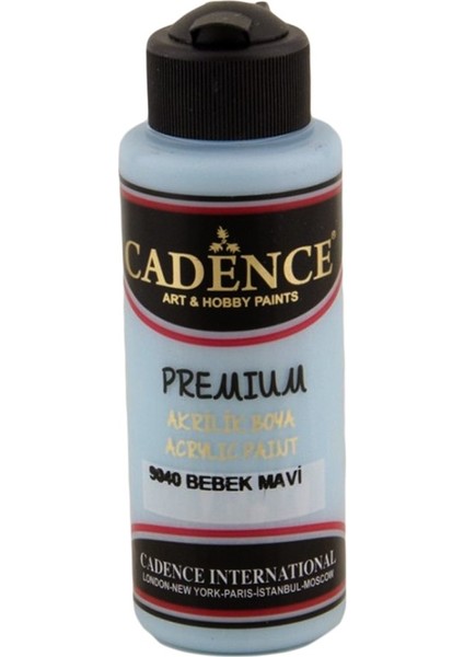 Akrilik Boya 120 ml Bebek Mavi (Su Bazlı -Ahşap Boya)