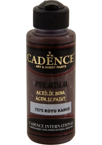 Akrilik Boya 120 ml Koyu Kahve (Su Bazlı -Ahşap Boya)