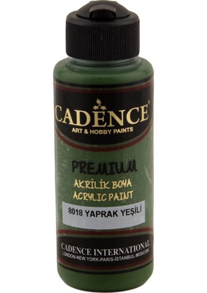 Akrilik Boya 120 ml Yaprak Yeşili (Su Bazlı -Ahşap Boya)