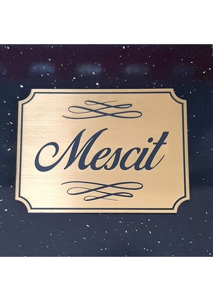 Klasik Gold Serisi Satine Mescit Kapı Yönlendirmesi