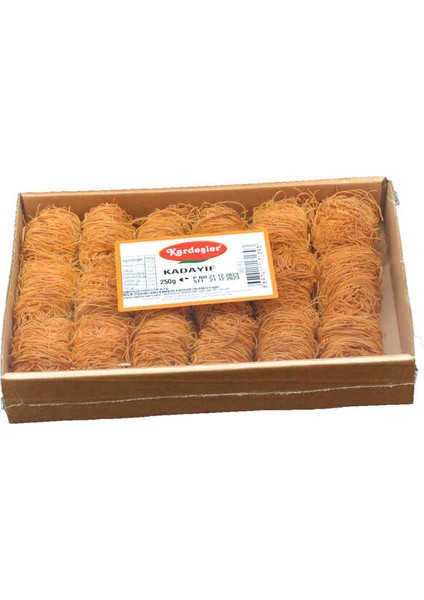 Ince Sarma Kızarmış Tel Kadayıf Kutu 250 gr
