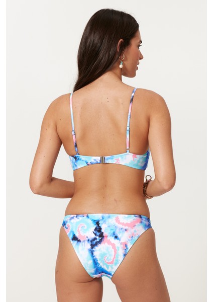 Askılı Bustiyer Bikini Takım 217203 Batik Desenli