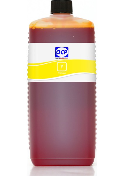 OCP DCP-395CN Yazıcı Uyumlu Kartuş Mürekkebi 1000ml Y Dye-Sarı