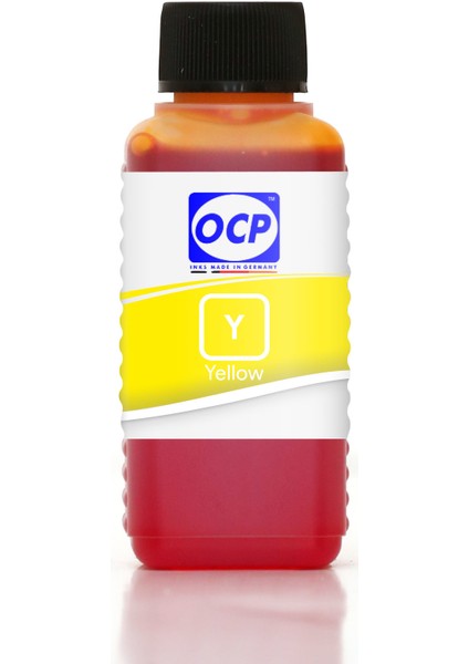 OCP  Envy Photo 7134 Yazıcı Uyumlu Kartuş Mürekkebi 100ml Y Dye-Sarı