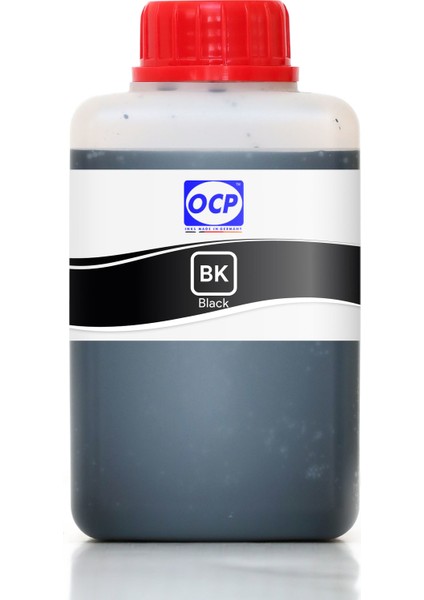 OCP Deskjet 6127 Yazıcı Uyumlu Kartuş Mürekkebi 500ml BK Pigment-Siyah