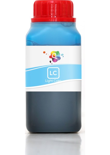 Photosmart 7180 Yazıcı Uyumlu Kartuş Mürekkebi PRO 250ml LC Dye-Açık Mavi