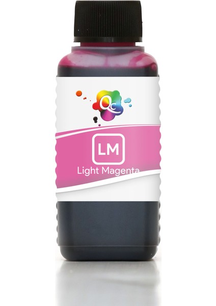 Photosmart D7460 Yazıcı Uyumlu Kartuş Mürekkebi PRO 100ml LM Dye-Açık Kırmızı