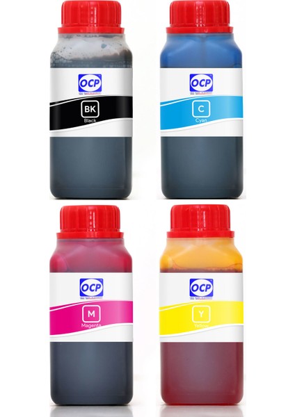 EcoTank ET-3750 Yazıcı Uyumlu Mürekkep 250ml OCP Set-4 Renk
