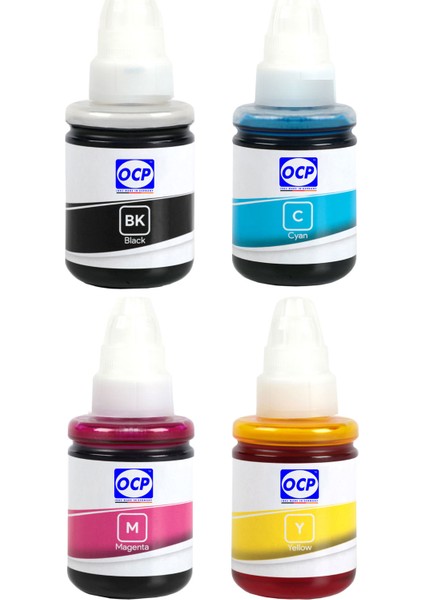 EcoTank ET-2726 Yazıcı Uyumlu Mürekkep 135ml OCP Set-4 Renk