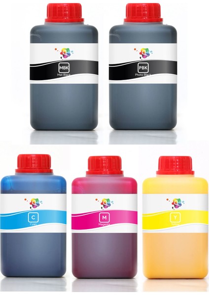 SureColor SC-T5200 Yazıcı Uyumlu Kartuş Mürekkebi PRO 500ml PRO Set-5 Renk