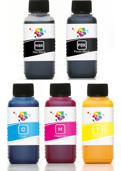 SureColor SC-T7200D-PS Yazıcı Uyumlu Kartuş Mürekkebi PRO 100ml PRO Set-5 Renk