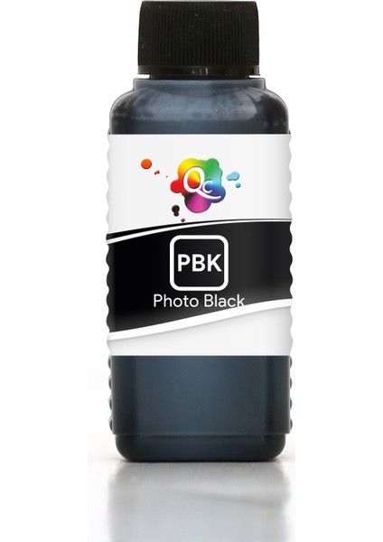 Photosmart Plus B210A Yazıcı Uyumlu Kartuş Mürekkebi PRO 100ml PBK Dye-Siyah