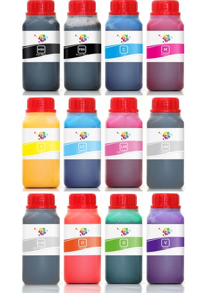 SureColor SC-P7000 Violet Yazıcı Uyumlu Kartuş Mürekkebi PRO 250ml PRO Set-12 Renk