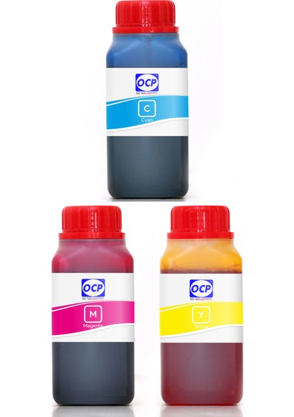 Photosmart 130V Yazıcı Uyumlu Kartuş Mürekkebi 250ml OCP Set-3 Renk