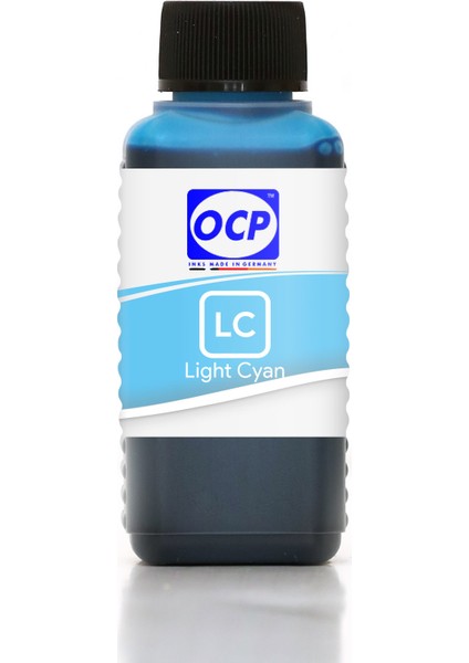 Photosmart C5185 Yazıcı Uyumlu Kartuş Mürekkebi 100ml LC Dye-Açık Mavi