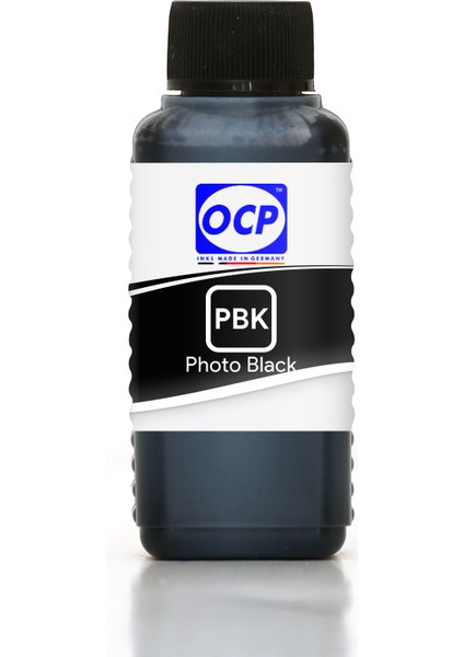 Photosmart Premium TouchSmart Web Yazıcı Uyumlu Kartuş Mürekkebi 100ml PBK Dye-Siyah