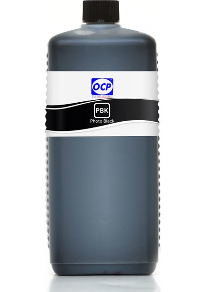 Photosmart Premium TouchSmart Web C309n Yazıcı Uyumlu Kartuş Mürekkebi 1000ml PBK Dye-Siyah