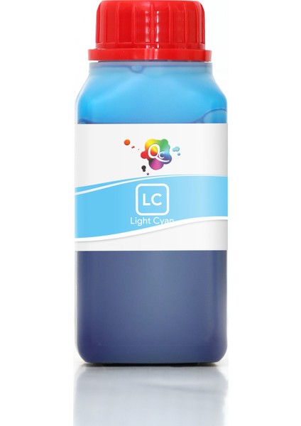 Designjet Z3100PS photo Yazıcı Uyumlu Kartuş Mürekkebi PRO 250ml LC Pigment-Açık Mavi