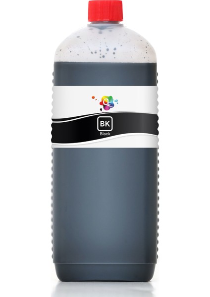 Deskjet 960cse Yazıcı Uyumlu Kartuş Mürekkebi PRO 1000ml BK Pigment-Siyah