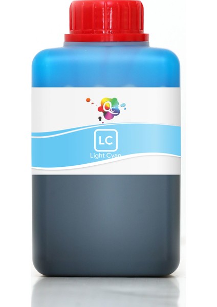 Photosmart 7180 Yazıcı Uyumlu Kartuş Mürekkebi PRO 500ml LC Dye-Açık Mavi