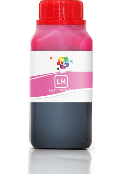 Photosmart C5140 Yazıcı Uyumlu Kartuş Mürekkebi PRO 250ml LM Dye-Açık Kırmızı