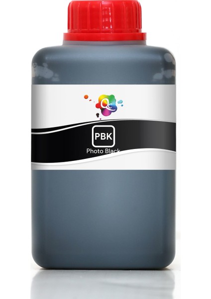 Photosmart Plus B210B Yazıcı Uyumlu Kartuş Mürekkebi PRO 500ml PBK Dye-Siyah