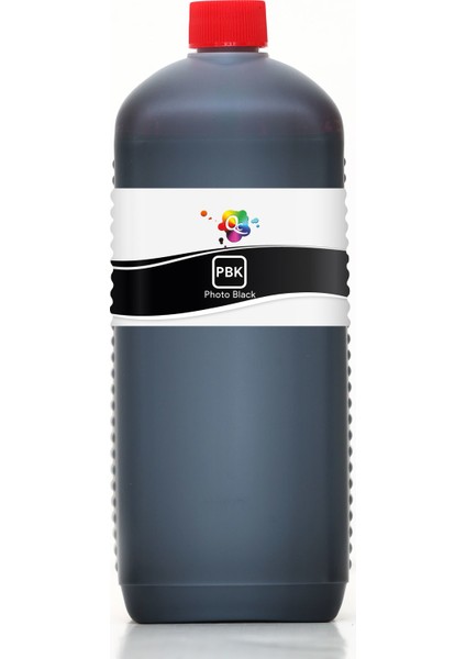 Photosmart C5324 Yazıcı Uyumlu Kartuş Mürekkebi PRO 1000ml PBK Dye-Siyah