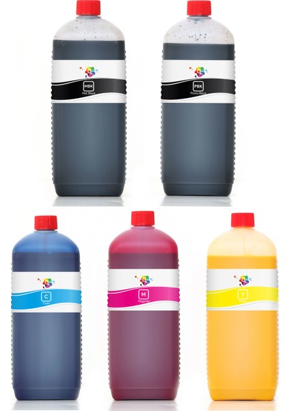 SureColor SC-T7200D Yazıcı Uyumlu Kartuş Mürekkebi PRO 1000ml PRO Set-5 Renk