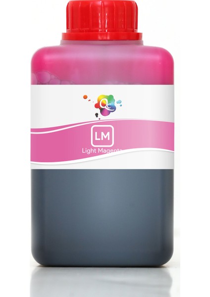 Qc Stylus Photo R260 Yazıcı Uyumlu Kartuş Mürekkebi PRO 500ml LM Dye-Açık Magenta