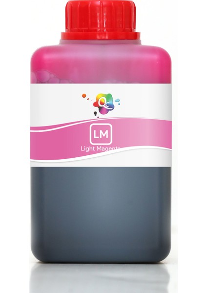 Photosmart 3313 Yazıcı Uyumlu Kartuş Mürekkebi PRO 500ml LM Dye-Açık Kırmızı