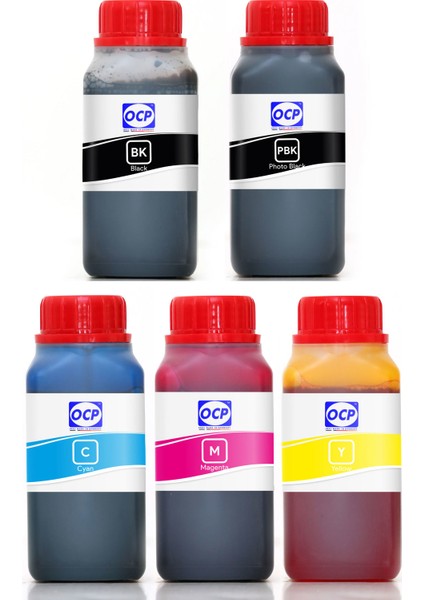 Photosmart Premium Fax C410D Yazıcı Uyumlu Kartuş Mürekkebi 250ml OCP Set-5 Renk