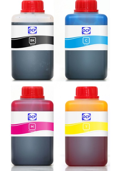 PSC 1415 Yazıcı Uyumlu Kartuş Mürekkebi 500ml OCP Set-4 Renk