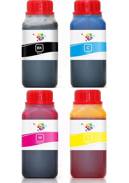 Deskjet D5668 Yazıcı Uyumlu Kartuş Mürekkebi PRO 250ml PRO Set-4 Renk