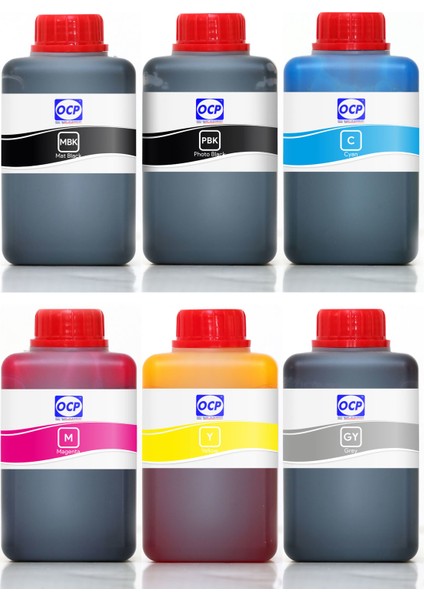 Designjet T3500 eMFP Yazıcı Uyumlu Kartuş Mürekkebi 500ml OCP Set-6 Renk