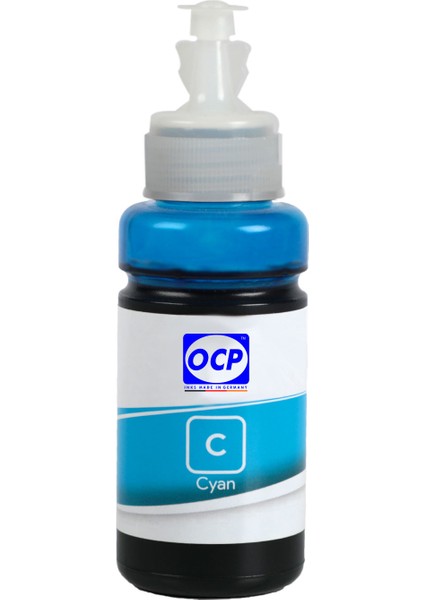EcoTank ET-4550 Yazıcı Uyumlu Mürekkep 70ml C Dye-Mavi