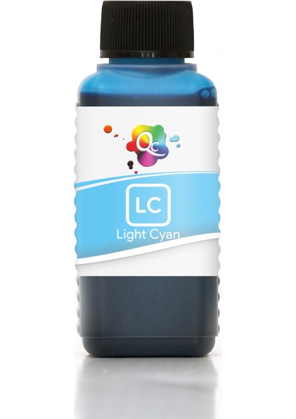 Stylus Photo PX650 Yazıcı Uyumlu Kartuş Mürekkebi PRO 100ml LC Dye-Açık Mavi