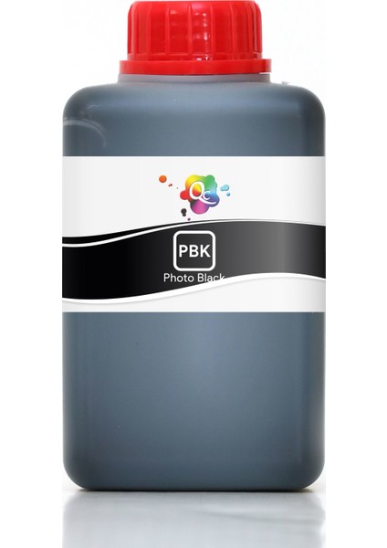 Stylus Photo R1800 Yazıcı Uyumlu Kartuş Mürekkebi PRO 500ml PBK Pigment-Foto Siyah