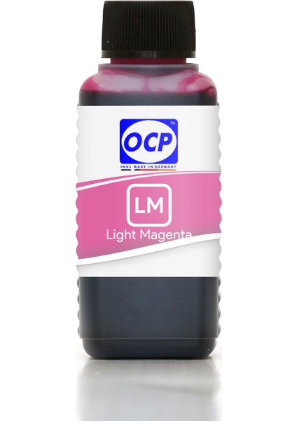 Photosmart 7180 Yazıcı Uyumlu Kartuş Mürekkebi 100ml LM Dye-Açık Kırmızı