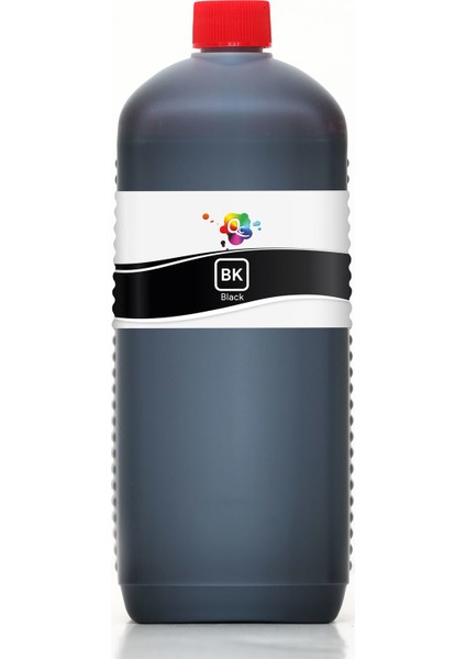 Deskjet 650C Yazıcı Uyumlu Kartuş Mürekkebi PRO 1000ml BK Dye-Siyah