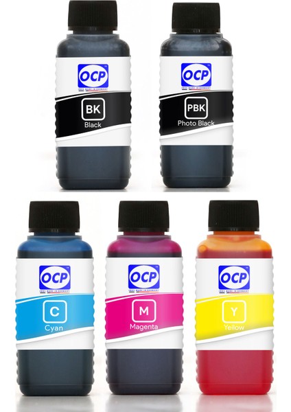 Expression Premium XP-610 Yazıcı Uyumlu Kartuş Mürekkebi 100ml OCP Set-5 Renk