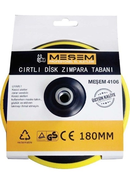 Cırtlı Disk Zımpara Tabanı