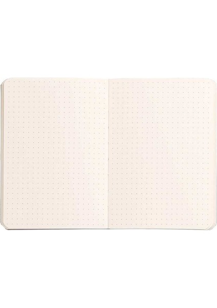 A6 Yumuşak Kapak Noktalı Defter Siyah
