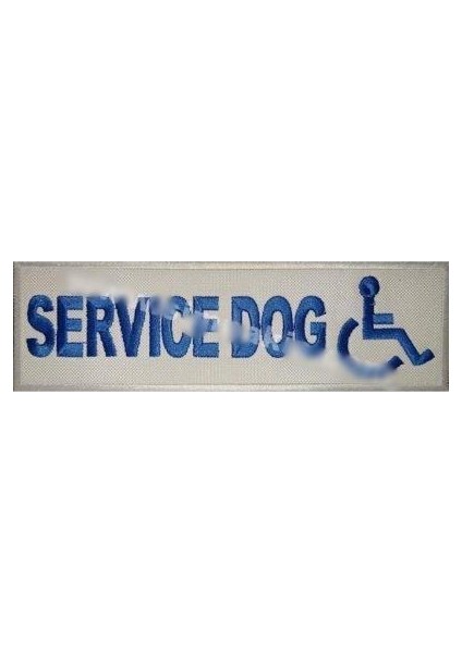 Service Dog Nakış Işleme Arma Patch