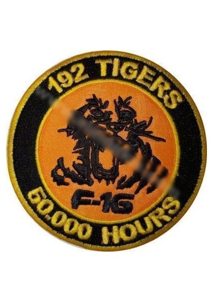 Sim Nakış 192. Tigers Nakış Işleme Arma Patch Peç