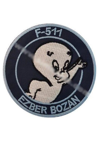 F-511 Ezber Bozan Nakış Işleme Arma Patch Peç